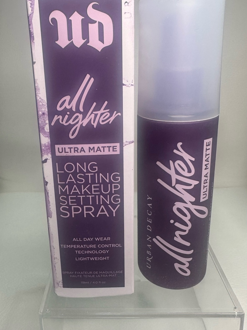 Urban Decay All Nighter Ultra Matte Setting Spray - Lavender Purple